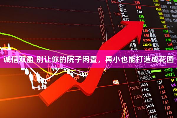 诚信双盈 别让你的院子闲置，再小也能打造成花园